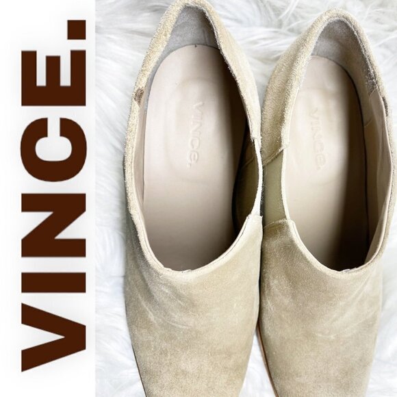 VINCE Hamilton Bootie In Coco Suede, Size 6.5 US/36.5 EU - Picture 4 of 10
